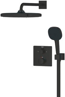 GROHE PRECISION SHOWER SET 250 VIERKANT MATTE BLACK