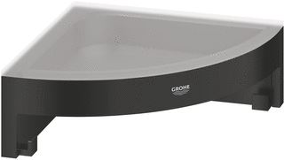 GROHE START CUBE HOEK DOUCHE TRAY MATTE BLACK