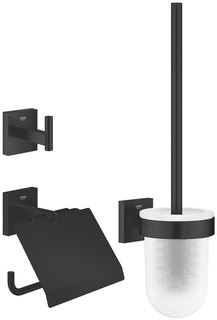 GROHE START CUBE ACCESSOIRE SET 3-IN-1 MATTE BLACK