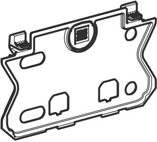 GEBERIT BESCHERMPLAAT SIGMA DUOFIX BRANDPREVENTIESET EI 30/EI 60 