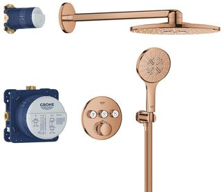 GROHE GROHTHERM SMARTCONTROL (3X) COMFORTSET 310 ROND WARM SUNSET 