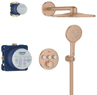 GROHE GROHTHERM SMARTCONTROL (3X) COMFORTSET 310 ROND WARM SUNSET GEBORSTELD 