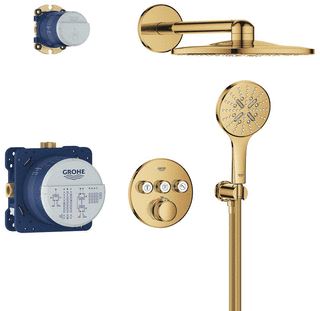 GROHE GROHTHERM SMARTCONTROL (3X) COMFORTSET 310 ROND COOL SUNRISE 