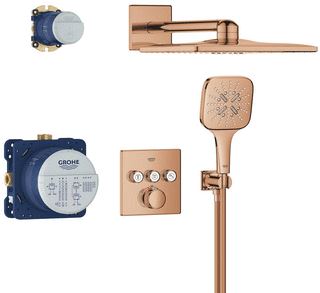 GROHE GROHTHERM SMARTCONTROL (3X) COMFORTSET 310 VIERKANT WARM SUNSET 