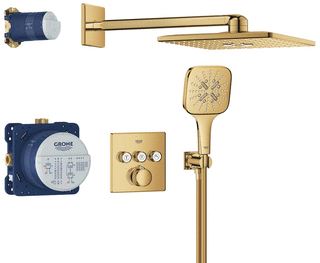 GROHE GROHTHERM SMARTCONTROL (3X) COMFORTSET 310 VIERKANT COOL SUNRISE 