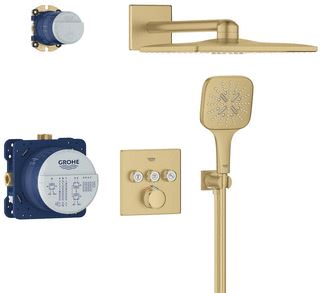 GROHE GROHTHERM SMARTCONTROL (3X) COMFORTSET 310 VIERKANT COOL SUNRISE GEBORSTELD 