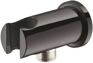 GROHE RAINSHOWER WANDAANSLUITBOCHT MET HOUDER ROND HARD GRAPHITE 