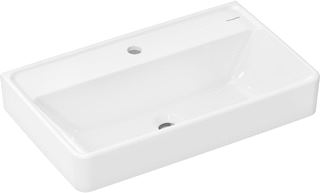 HANSGROHE XANUIA Q WASTAFEL COMPACT 650/390 MET KRAANGAT ZONDER OVERLOOP WIT 