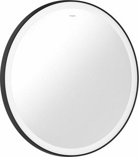 HANSGROHE XARITA LITE S SPIEGEL MET RONDE LED-VERLICHTING 700/30 IR SENSOR MAT ZWART 