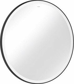 HANSGROHE XARITA LITE S SPIEGEL MET RONDE LED-VERLICHTING 900/30 IR SENSOR MAT ZWART 