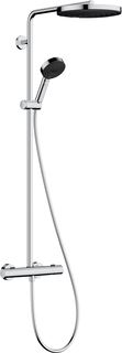 HANSGROHE PULSIFY S PURO SHOWERPIPE 260 1JET MET THERMOSTAAT EN HANDDOUCHE 3JET CHROOM 