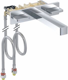 GEBERIT WASTAFELKRAAN (OPB) MECHANISCH CHROOM ATL KRAANG 