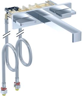 GEBERIT WASTAFELKRAAN (OPB) MECHANISCH CHROOM ATL KRAANG 