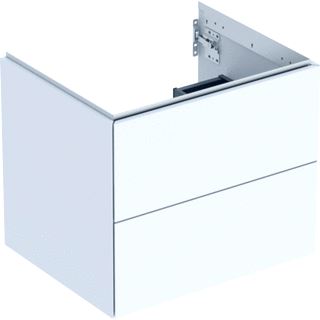 GEBERIT WASTAFELONDERKAST 592X470X504MM CORPUS WIT WAND FRONT WIT