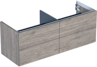 GEBERIT WASTAFELONDERKAST 1332X470X504MM CORPUS NOTEN WAND