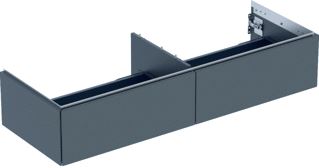 GEBERIT WASTAFELONDERKAST ONE 1332X470X266MM CORPUS ANTRACIET WAND