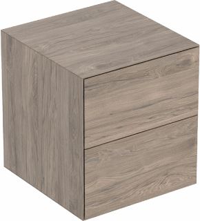 GEBERIT BADMEUBELKAST LAAG ONE 450X470X492MM CORPUS NOTEN 2 LADEN