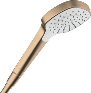 HANSGROHE CROMA SELECT E 1JET HANDDOUCHE WIT/CHROOM BRUSHED BRONZE