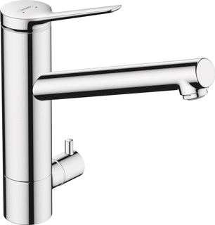 HANSGROHE ZESIS M33 EENGREEPS KEUKENMENGKRAAN 200 STOPKRAAN VOOR VAATWASSER COOLST CHROOM