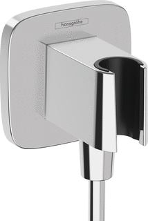 HANSGROHE FIXFIT PORTER Q HANDDOUCHEHOUDER INCL. MUURAANSLUITBOCHT CHROOM 