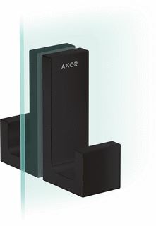 AXOR UNIVERSAL RECTANGULAR GREEP DOUCHEDEUR MAT ZWART 