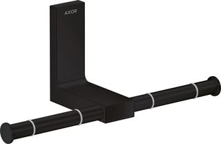 AXOR UNIVERSAL RECTANGULAR CLOSETROLHOUDER DUBBEL MAT ZWART