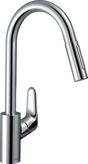 HANSGROHE KEUKENMENGKRAAN M4116-H240 ST RVS-LOOK STAINLESS STEEL OPTIC 