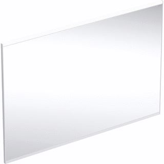 GEBERIT OPTION PLUS SQUARE SPIEGEL MET DIRECTE EN INDIRECTE VERLICHTING 105X70CM ALUMINIUM 