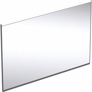 GEBERIT OPTION PLUS SQUARE SPIEGEL MET DIRECTE EN INDIRECTE VERLICHTING 105X70CM MAT ZWART 