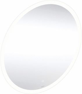 GEBERIT OPTION ROUND SPIEGEL ROND MET DIRECTE EN INDIRECTE VERLICHTING 90CM ALUMINIUM