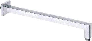 KLUDI A-QA DOUCHEARM WANDBEVESTIGING 1/2X40CM MET VIERKANTE ROZET CHROOM 665440500