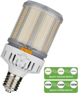 BAILEY LED-LAMP WIT LE 212MM DIAM 102MM TEMP 3000 5000K VOET E40