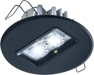 ABB VAN LIEN EVAGO NOODVERLICHTING 274LM 5600K 220-240V INBOUW KUNSTSTOF IP42 HXBXL 78X100X316MM ZWART 