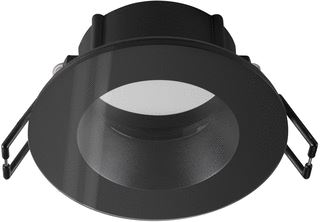 SLV NEW TRIA 68 RING VOOR PLAFONDINBOUW D= 8.3 H= 3.55 CM IP 65 INCL. GLAS ZWART