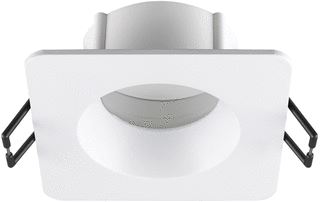 SLV NEW TRIA 68 RING VOOR PLAFONDINBOUW L: 8.2 B= 8.2 H= 3.4 CM IP 65 WIT