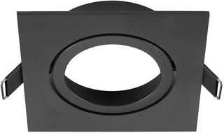 SLV NEW TRIA 95 RING VOOR PLAFONDINBOUW L: 11 B= 11 H= 2.6 CM IP 20 ZWART