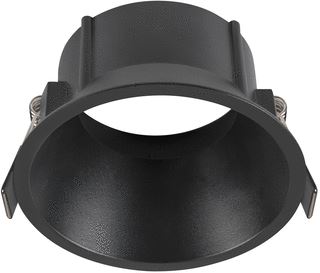 SLV NEW TRIA 95 RING VOOR PLAFONDINBOUW INBOUW D= 10,3 H= 5,5 CM IP 20 ZWART