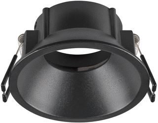 SLV NEW TRIA 75 RING VOOR PLAFONDINBOUW INBOUW D= 8,2 H= 4,3 CM IP 20 ZWART