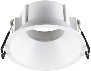 SLV NEW TRIA 75 RING VOOR PLAFONDINBOUW INBOUW D= 8,2 H= 4,3 CM IP 20 WIT