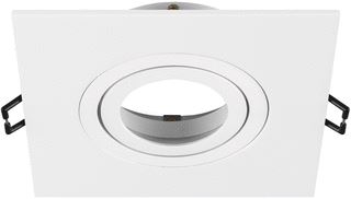 SLV NEW TRIA 75 XL RING VOOR PLAFONDINBOUW L: 11 B= 11 H= 2.6 CM IP 20 WIT