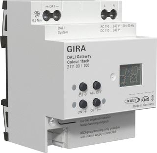 GIRA POTENTIOMETER VR LICHTREGELSYSTEEM KNX DIN-RAIL GRIJS