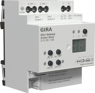 GIRA POTENTIOMETER VR LICHTREGELSYSTEEM KNX DIN-RAIL GRIJS