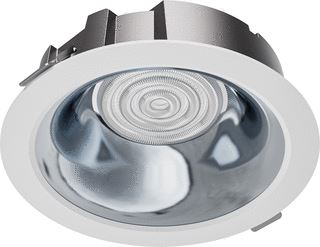 OPPLE DOWNLIGHT PERFORMER G2 HG 15W 1800LM 3000-4000K CRI90 41-80° DALI INBOUW IP44 GST18I2 BEH. WIT XH 226X62MM