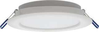 OPPLE DOWNLIGHT SLIM ECOMAX G2 6W 600LM 3000-4000K CRI80 >80° INBOUW IP44 BEH. WIT XH 113X34MM