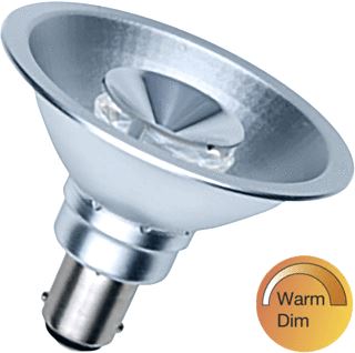 BAILEY LED-LAMP WIT LE 55MM DIAM 70MM TEMP 2000 2800K VOET BA15D