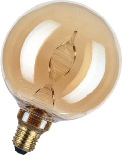 BAILEY LED-LAMP GOUD LE 164MM DIAM 125MM TEMP 1800K VOET E27 3.5W