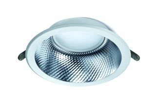 NORTON DOWNLIGHT DLH-W LED 19W 2400LM 3000K CRI80 41-80° INBOUW IP44 BEH. WIT XH 235X85MM