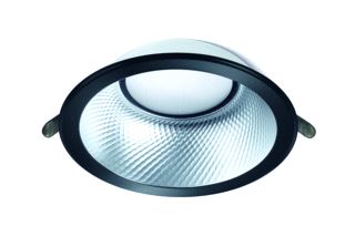 NORTON DOWNLIGHT DLM-Z LED 19W 2300LM 3000K CRI80 41-80° INBOUW IP44 BEH. ZWART XH 235X85MM