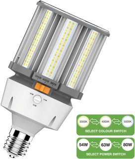 BAILEY LED-LAMP WIT LE 250MM DIAM 130MM TEMP 3000 5000K VOET E40