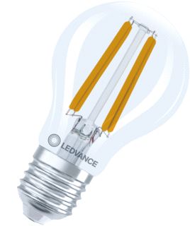 LEDVANCE CLASSIC A SUPERIOR LED-LAMP PEER E27 3W 806LM 3000K CRI80 A-TYPE HELDER IP20 DXL 60X105MM